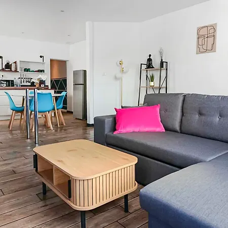 Maison Plein Pied Rénovée Proche Gare Capacité 4 Personnes Сasa de vacaciones